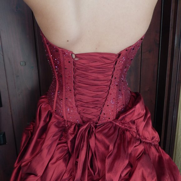 JUSTIN ALEXANDER RED CARPET GOWN SIZE 4 - Picture 15 of 15